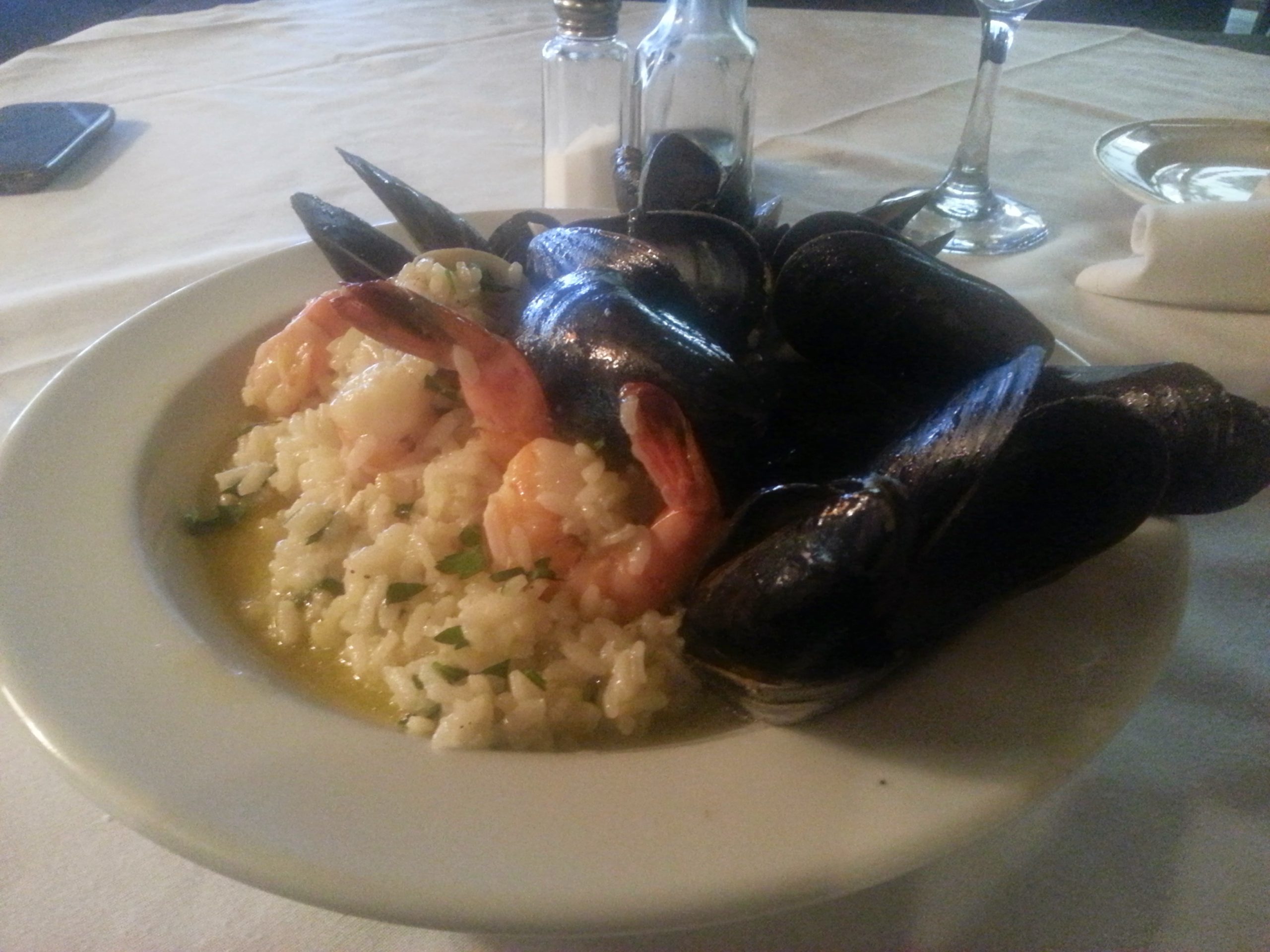 Risotto Mussels Shrimp